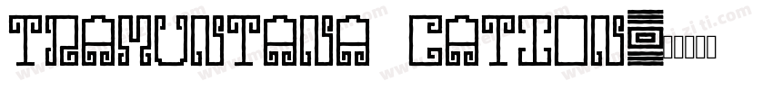 tramuntana cation字体转换